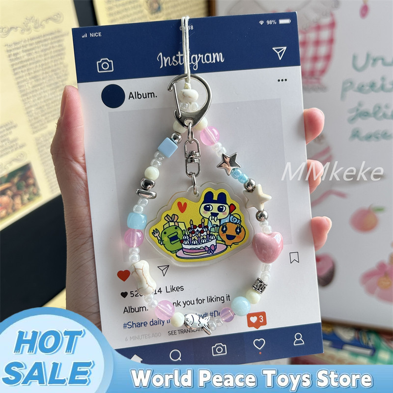 Women Accessories Bag - Kawaii Japanese Tamagotchi Keychain Pendant Bag