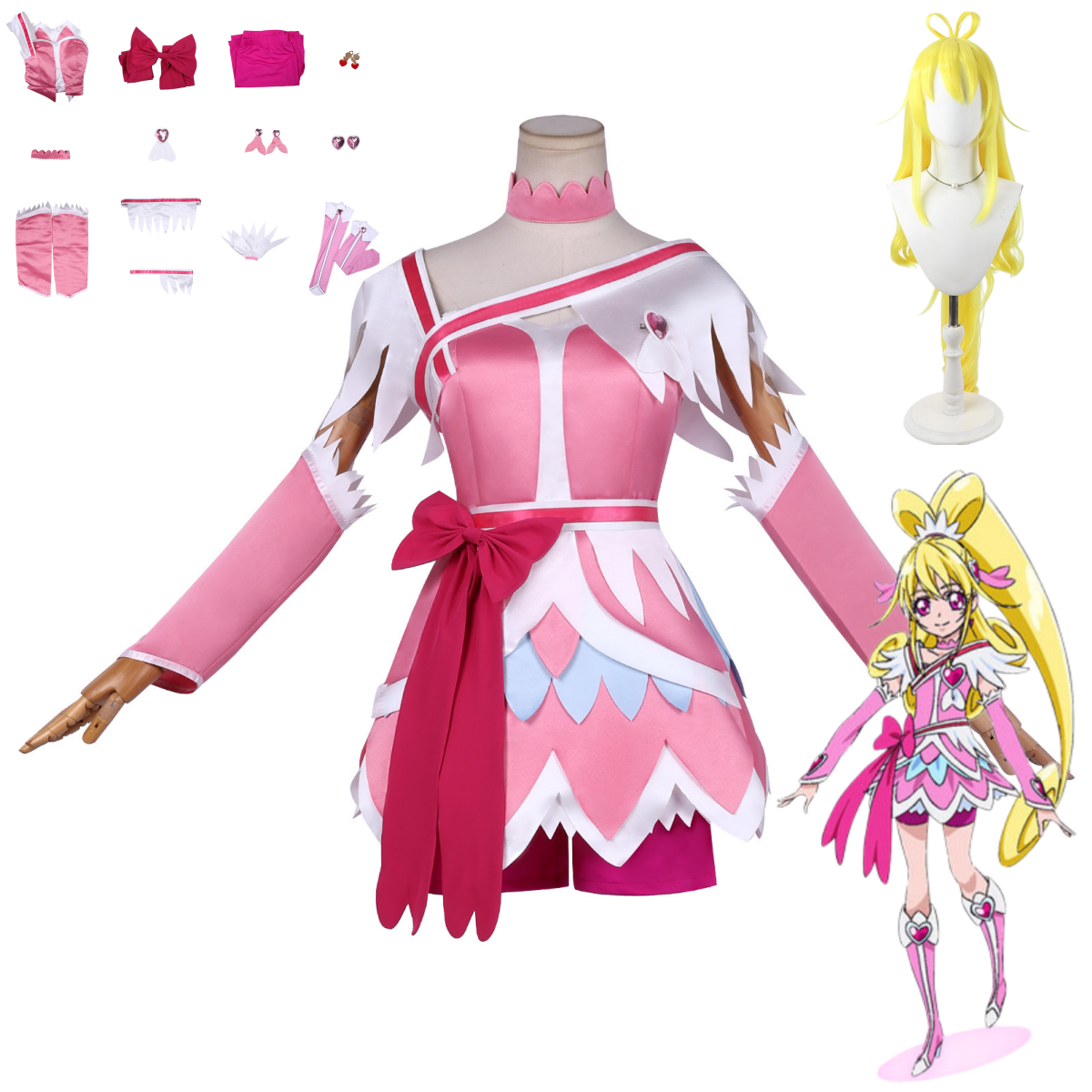 Women'S Formal Accessories - Anime Doki Doki! PreCure Cure Heart