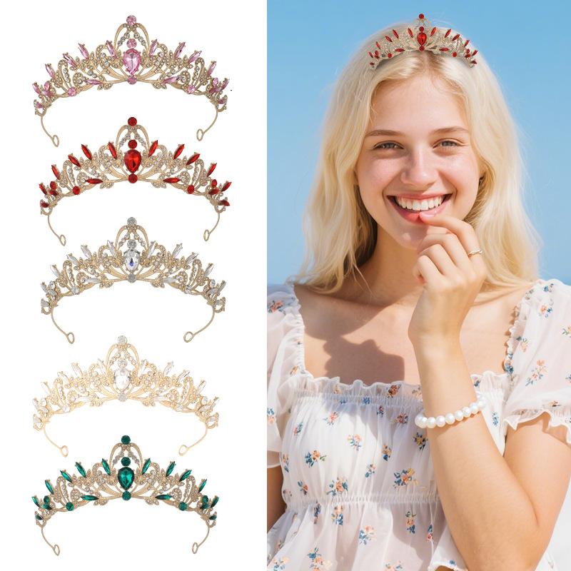Women Accessories For Wedding - Brides Headpiece Handmade Crown for Womens