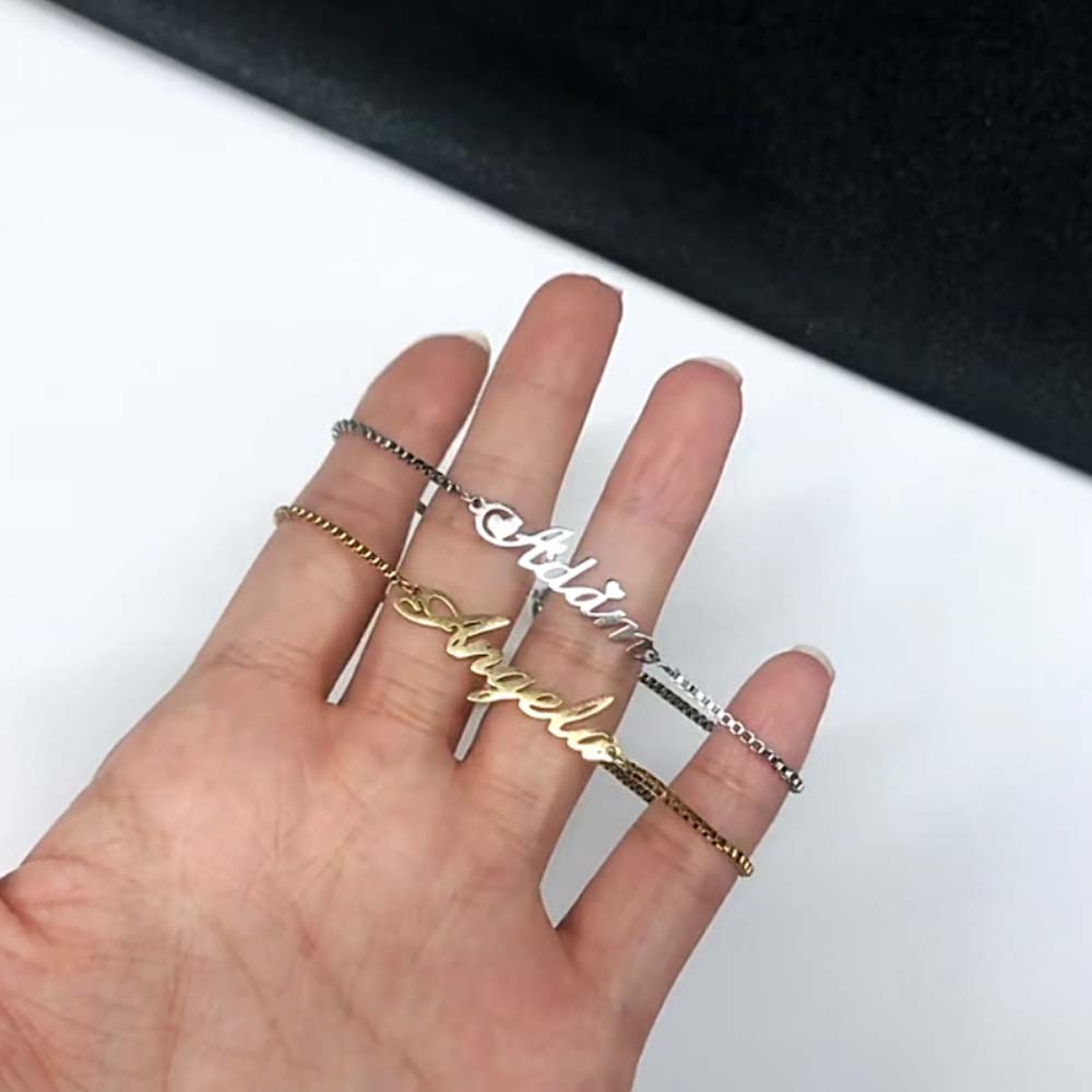 Couple Personalized Name Brace - Women Accessories Gift Box บทวิจารณ์และราคา