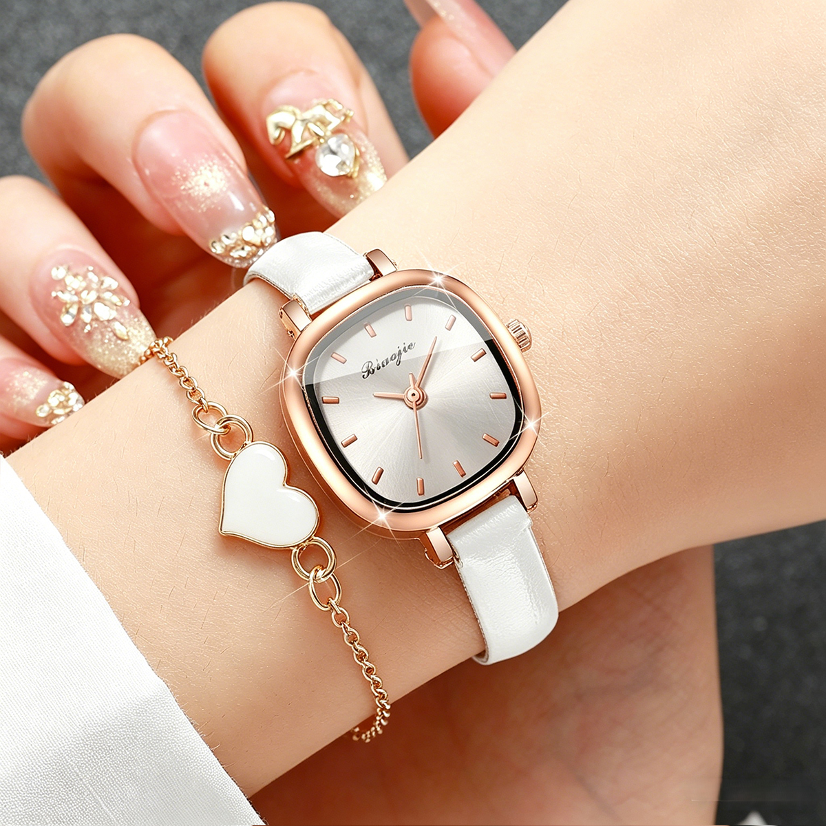 5PCS Fashion Square Women Quar - Women Accessories Gift Box บทวิจารณ์และราคา