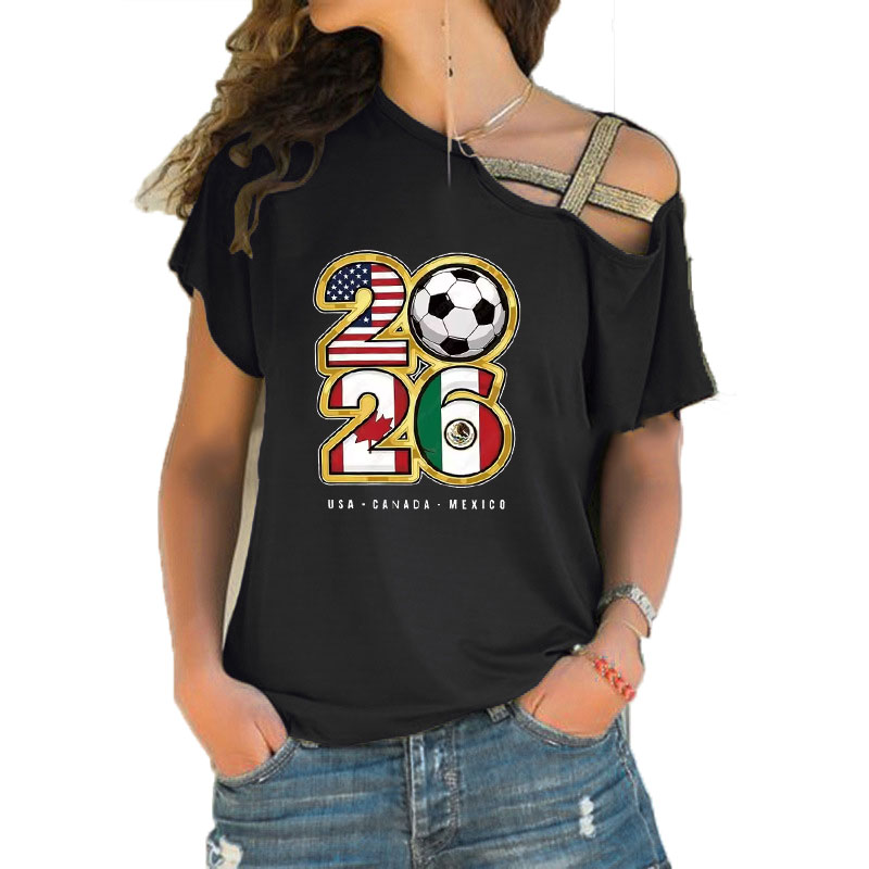 Women Loose Slash Neck T Shirt - Women'S Accessories Canada บทวิจารณ์และราคา