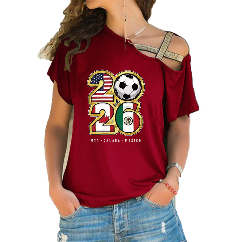Women Loose Slash Neck T Shirt - Women'S Accessories Canada บทวิจารณ์และราคา
