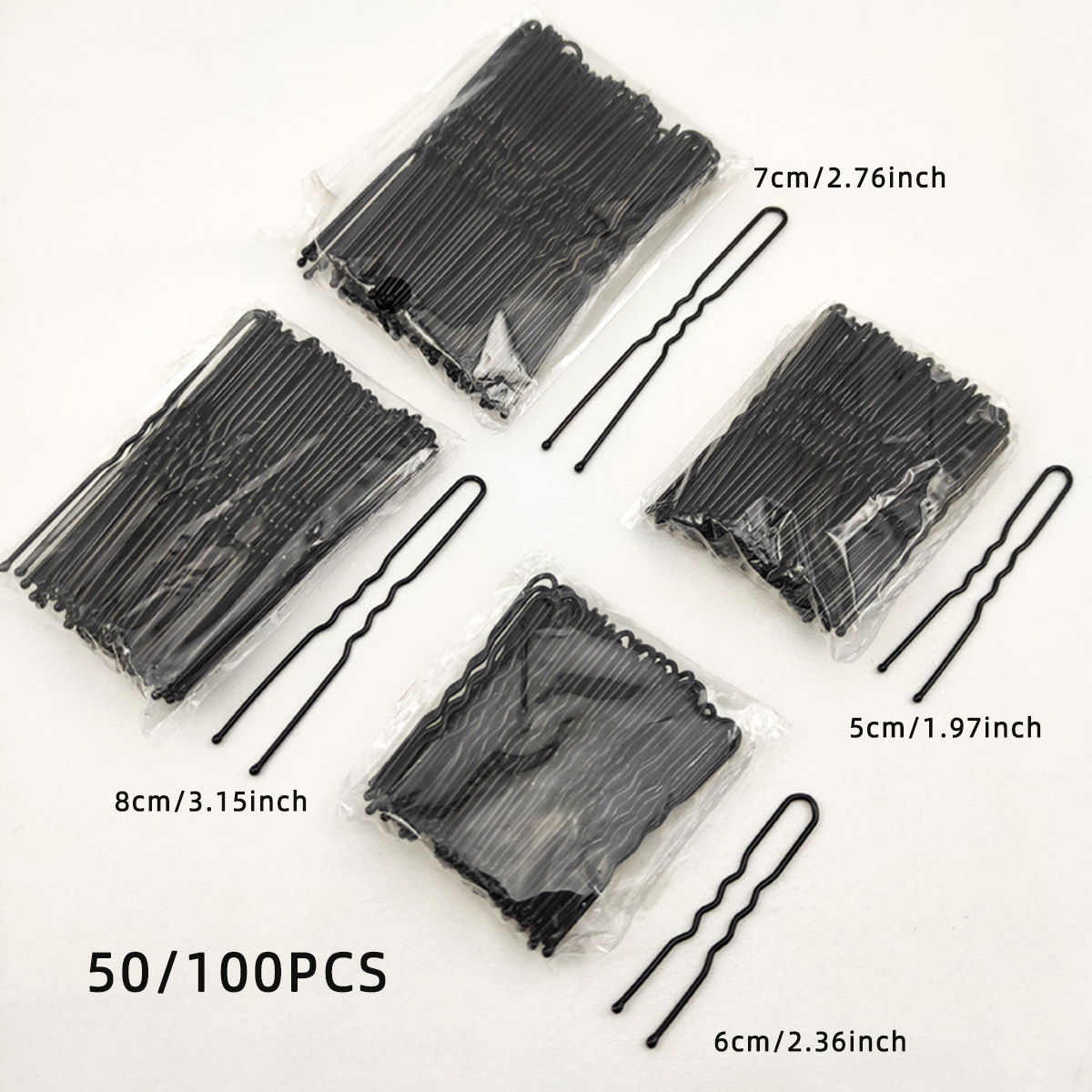50/100 PCS Women 5/6/7/8 cm Ha - Women'S Formal Accessories บทวิจารณ์และราคา