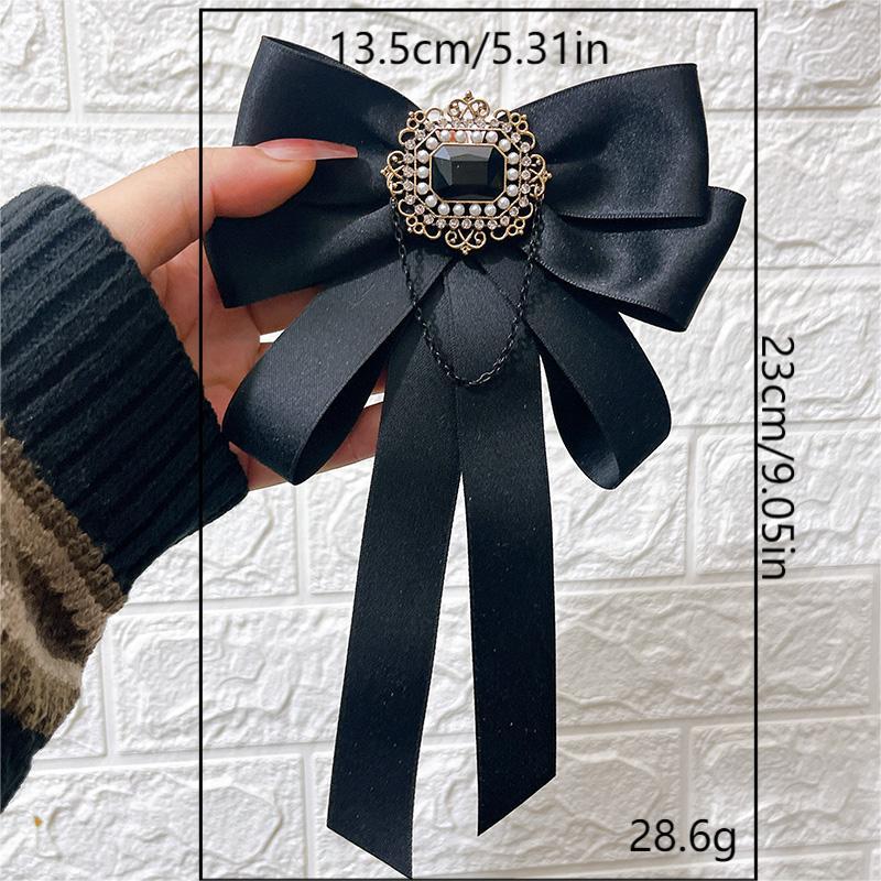 Korean Fabric Bow Tie Brooch P - Women Accessories Bouquet บทวิจารณ์และราคา