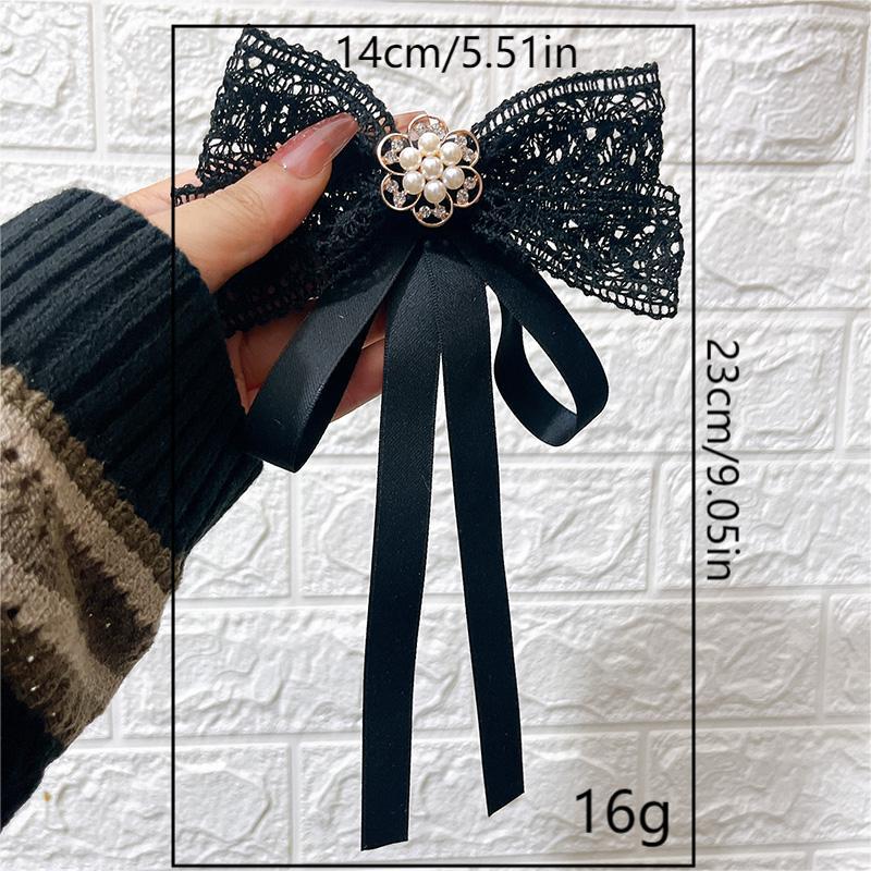 Korean Fabric Bow Tie Brooch P - Women Accessories Bouquet บทวิจารณ์และราคา
