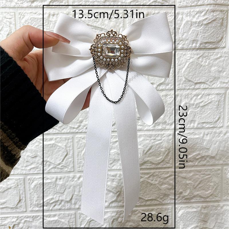 Korean Fabric Bow Tie Brooch P - Women Accessories Bouquet บทวิจารณ์และราคา