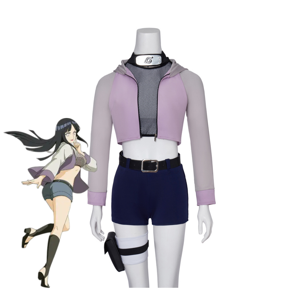 Anime Hyuga Hinata Cosplay Cos - Women Accessories Bag บทวิจารณ์และราคา