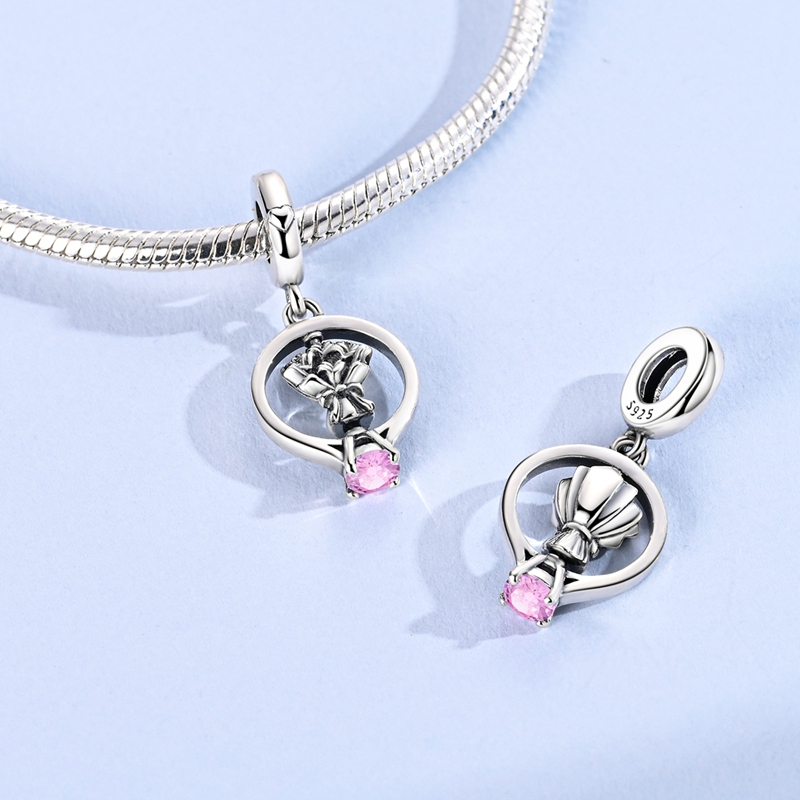 925 Silver Charm Bead Rotatabl - Women Accessories Bouquet บทวิจารณ์และราคา