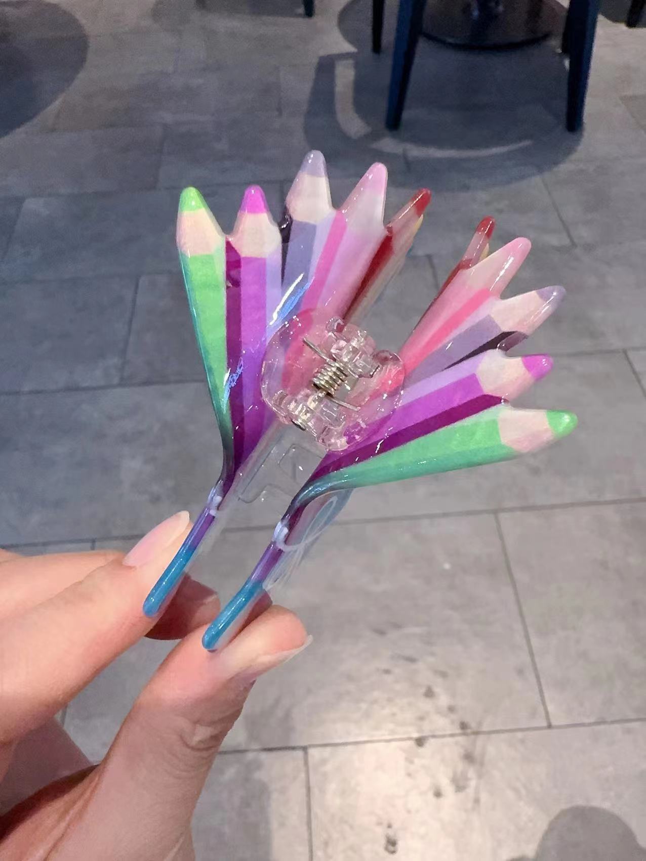 1 Colorful paintbrush grab cli - Women Accessories Bouquet บทวิจารณ์และราคา