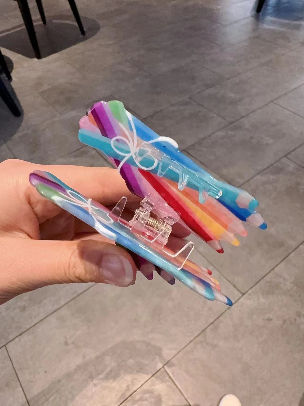 1 Colorful paintbrush grab cli - Women Accessories Bouquet บทวิจารณ์และราคา