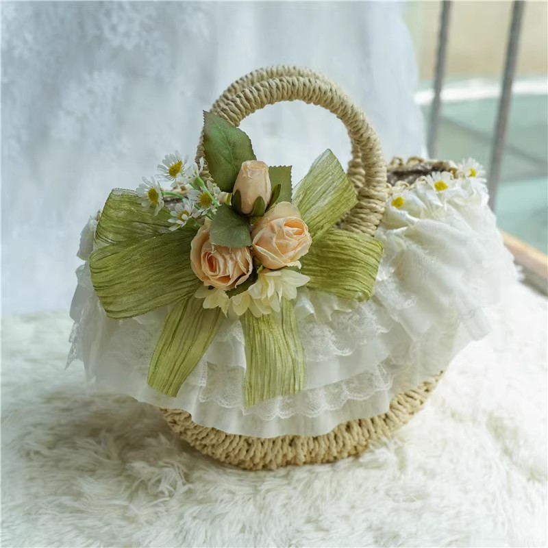 Country-style Lolita lace stra - Women Accessories Bag บทวิจารณ์และราคา
