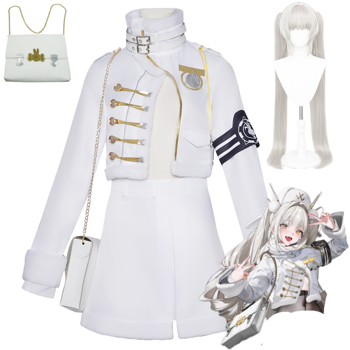 Anime Game Youk Blanc Cosplay  - Women Accessories Bag บทวิจารณ์และราคา