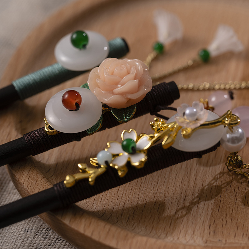 1Pc Wooden Hairpin Headdress f - Women'S Formal Accessories บทวิจารณ์และราคา