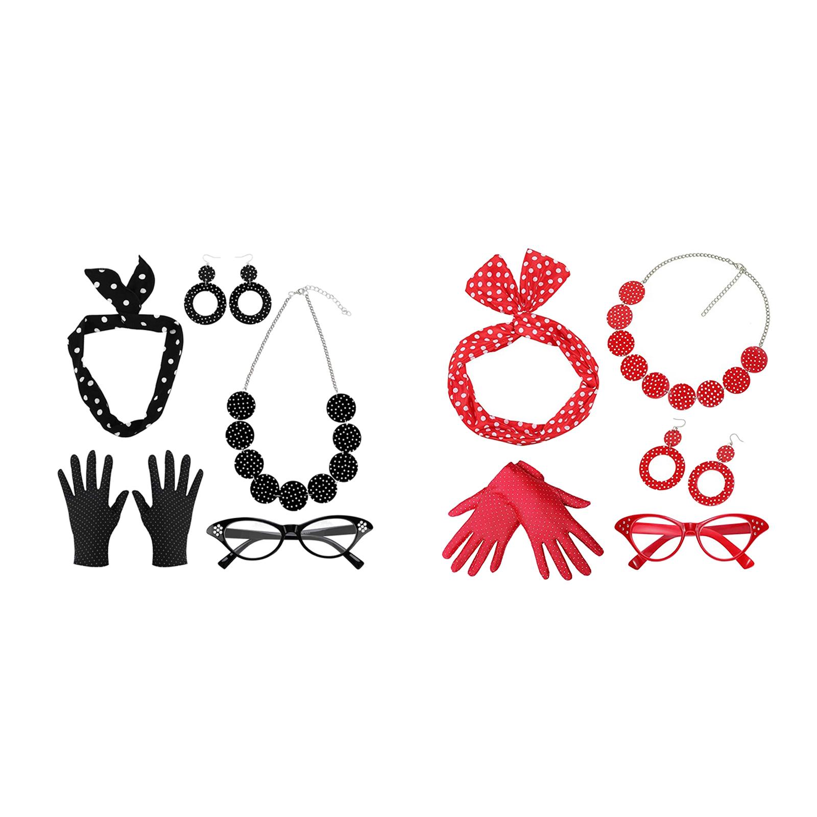 5 Pack 1950S Womens Costume Se - Women'S Accessories In The 1950S บทวิจารณ์และราคา