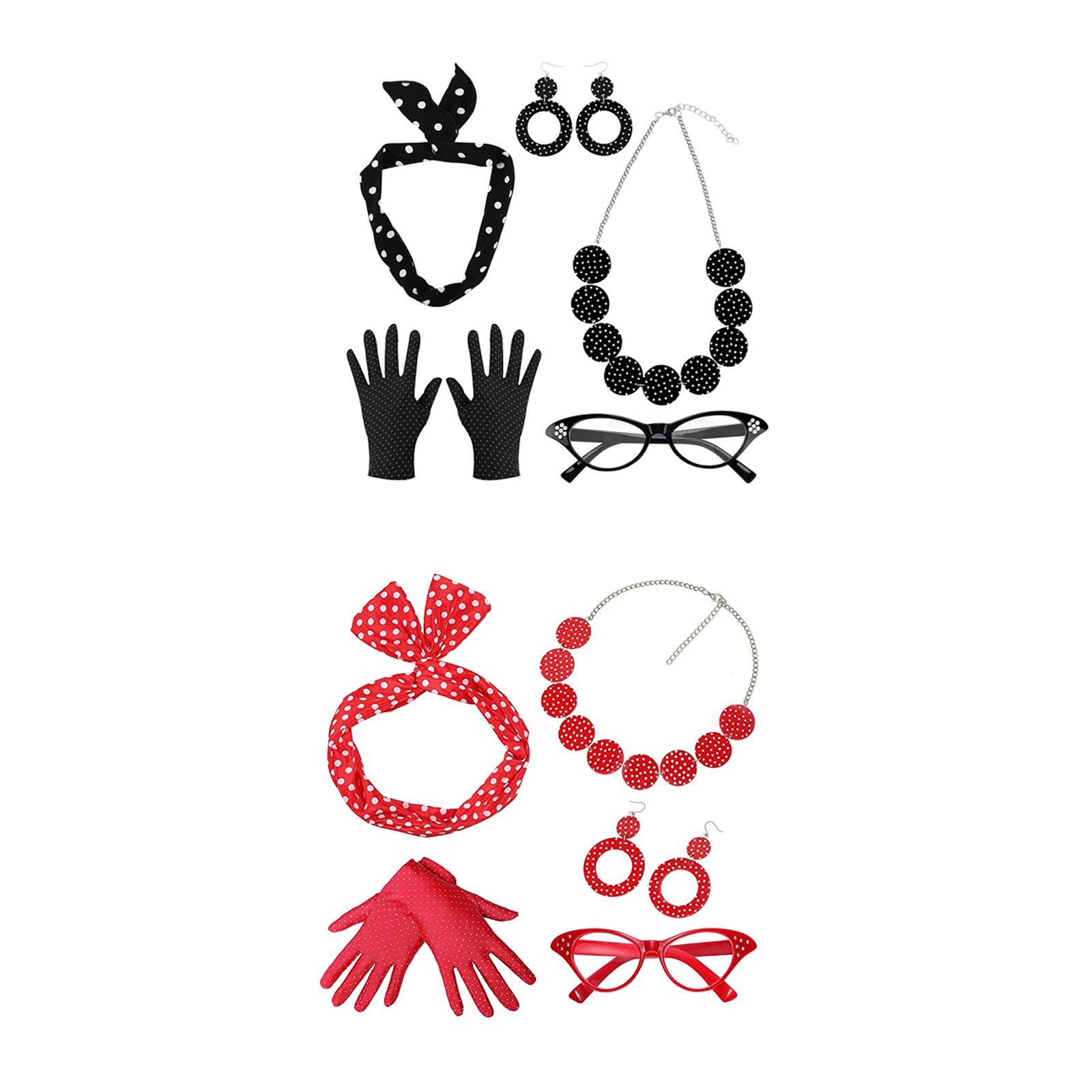 5 Pack 1950S Womens Costume Se - Women'S Accessories In The 1950S บทวิจารณ์และราคา