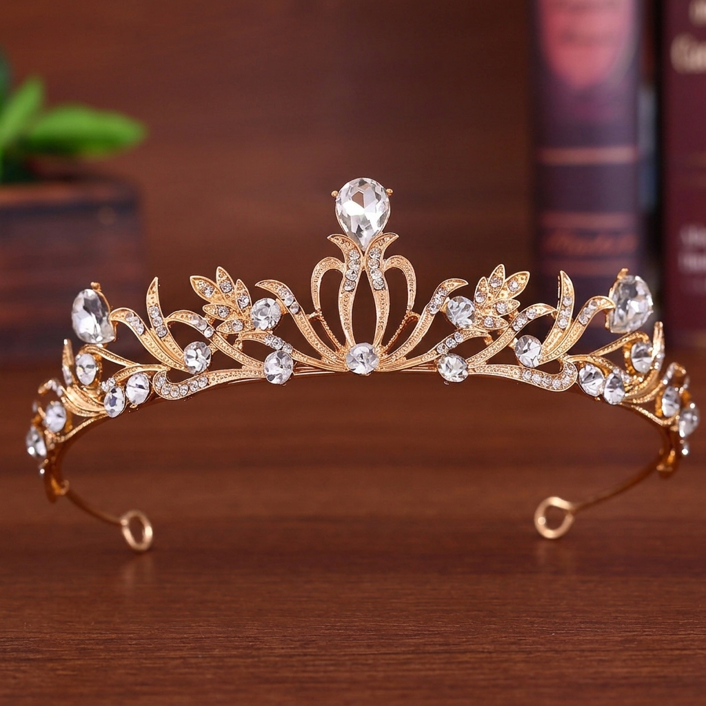 Crystal Wedding Tiaras And Cro - Women Accessories For Wedding บทวิจารณ์และราคา