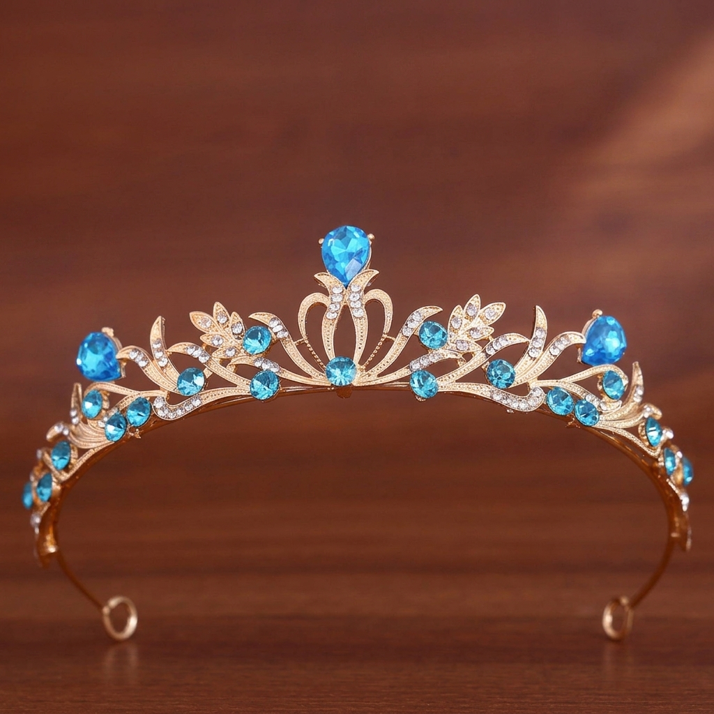 Crystal Wedding Tiaras And Cro - Women Accessories For Wedding บทวิจารณ์และราคา