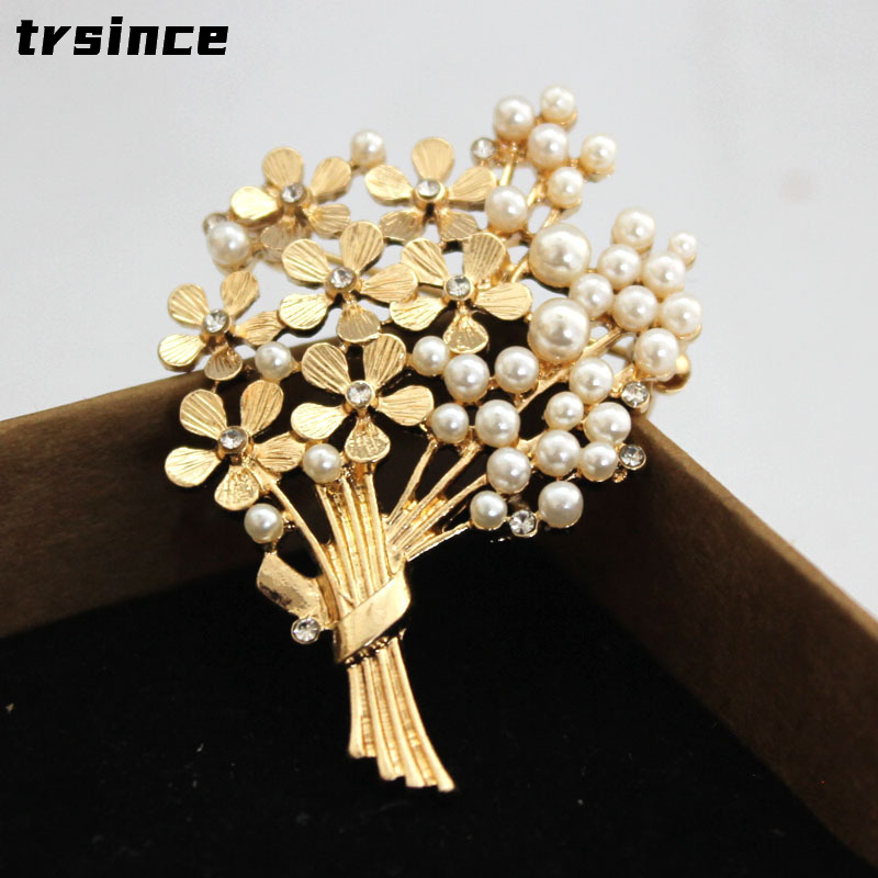 Ladies Delicate Bouquet Pearl  - Women Accessories Bouquet บทวิจารณ์และราคา