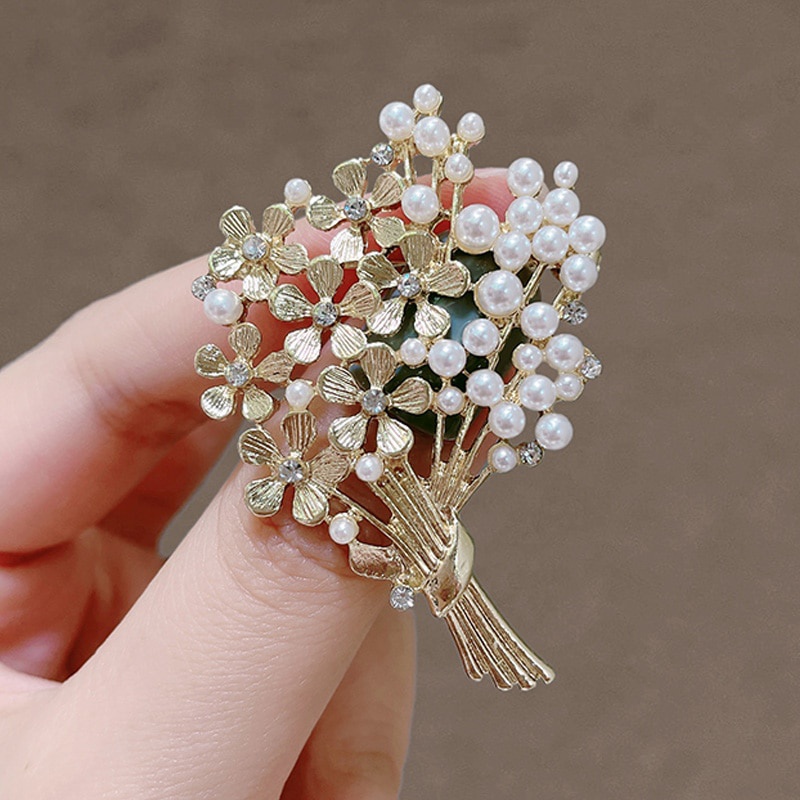 Ladies Delicate Bouquet Pearl  - Women Accessories Bouquet บทวิจารณ์และราคา