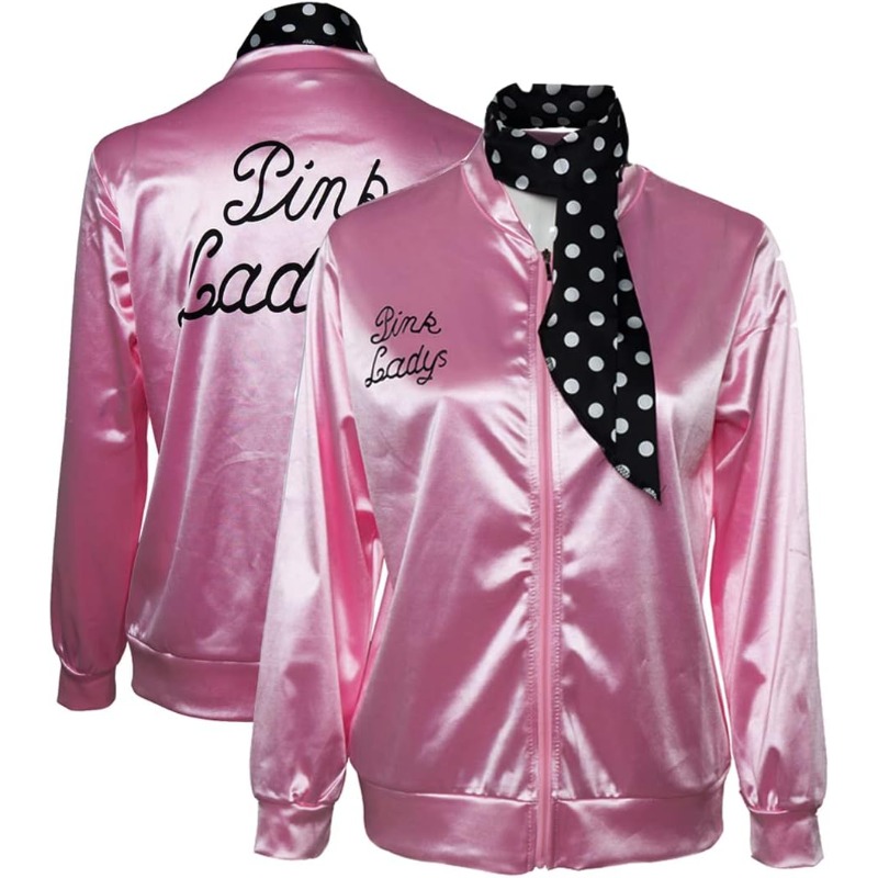 Women's 50s Ladys Pink Satin J - Women'S Accessories In The 1950S บทวิจารณ์และราคา