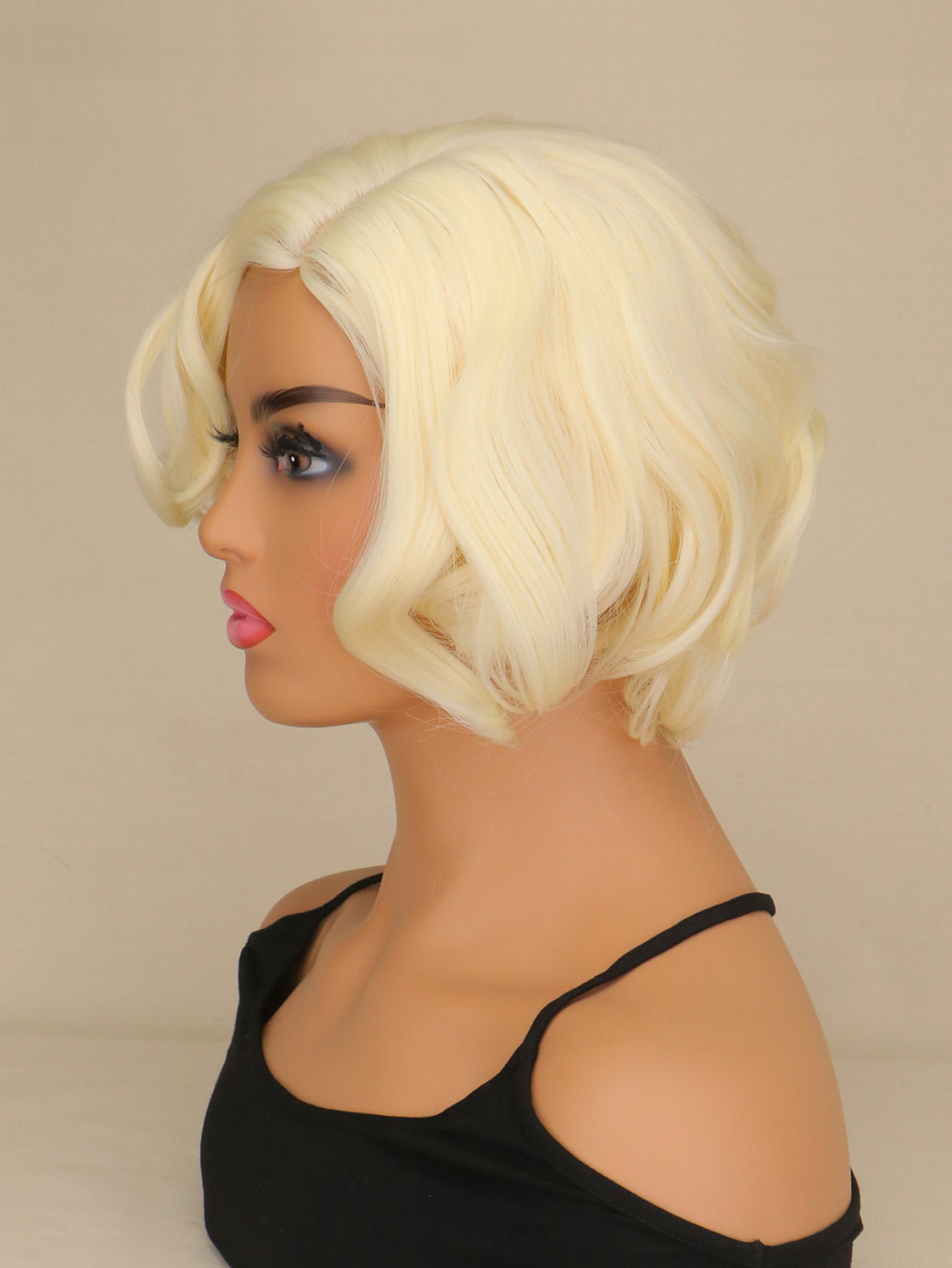 Women Synthetic Short Curly Ha - Women'S Accessories In The 1950S บทวิจารณ์และราคา