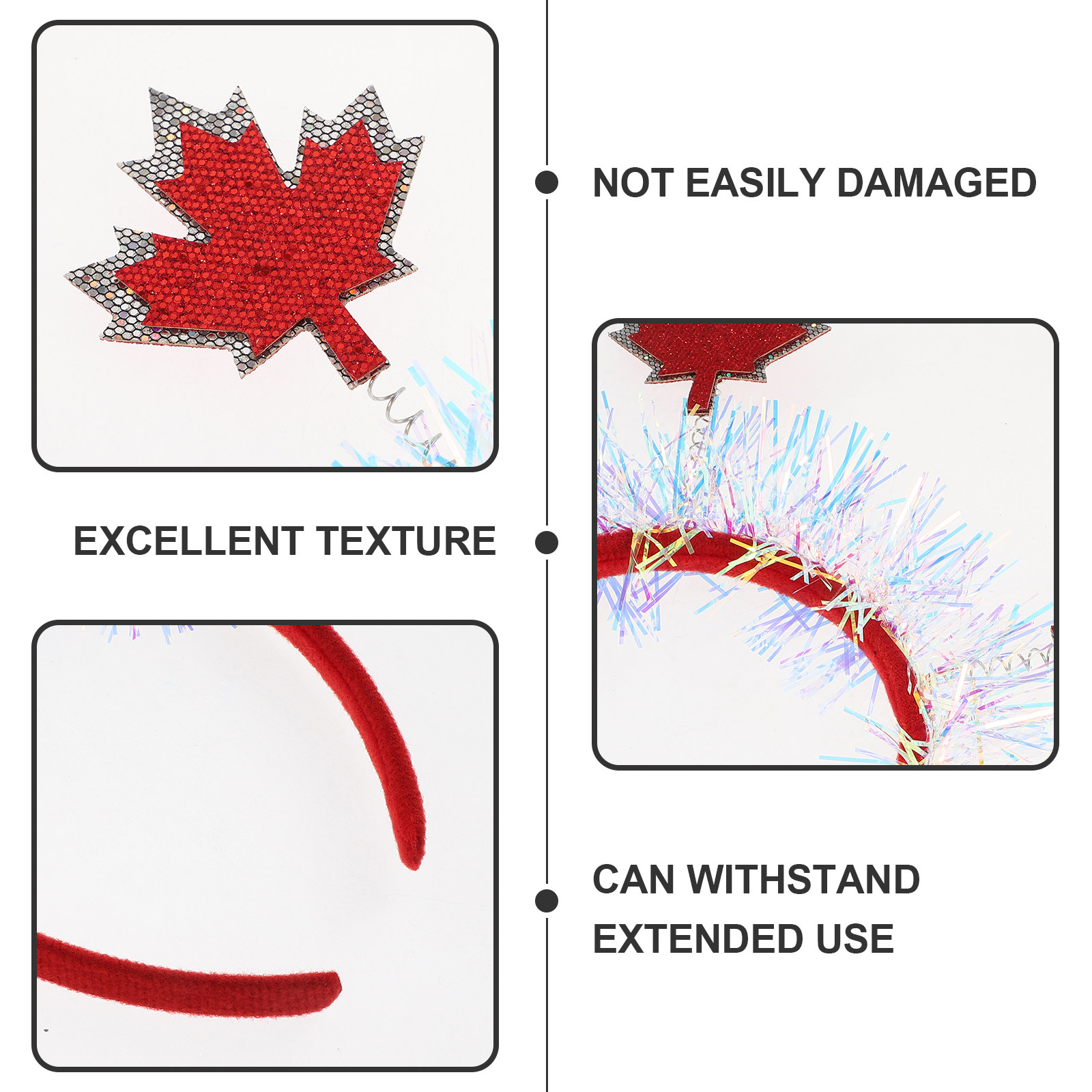 2Pcs Canada Headbands Maple Le - Women'S Accessories Canada บทวิจารณ์และราคา