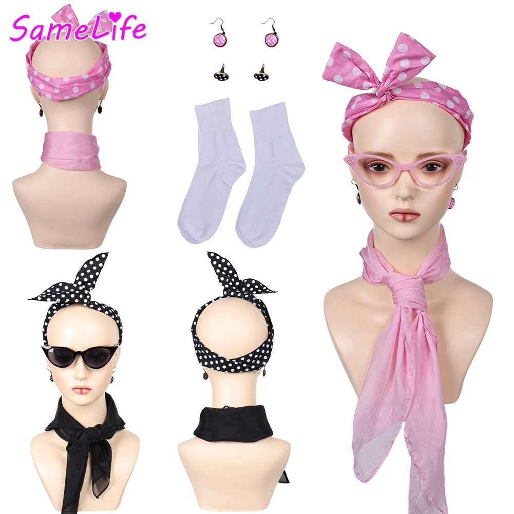 Movie Grease 1950s Pink Ladies - Women'S Accessories In The 1950S บทวิจารณ์และราคา