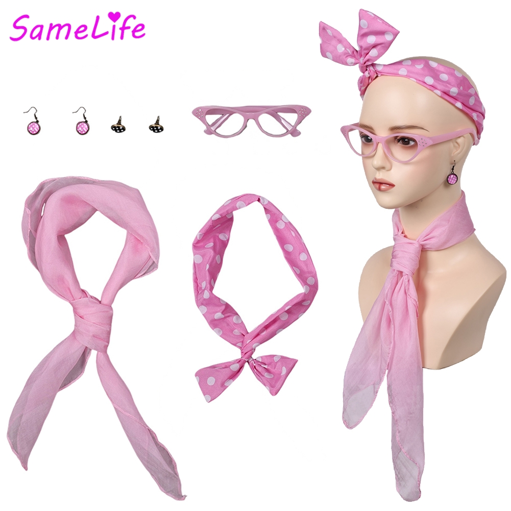 Movie Grease 1950s Pink Ladies - Women'S Accessories In The 1950S บทวิจารณ์และราคา