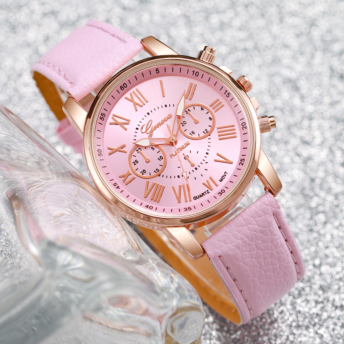 6PCS/Set Fashion Women Watches - Women Accessories Gift Box บทวิจารณ์และราคา