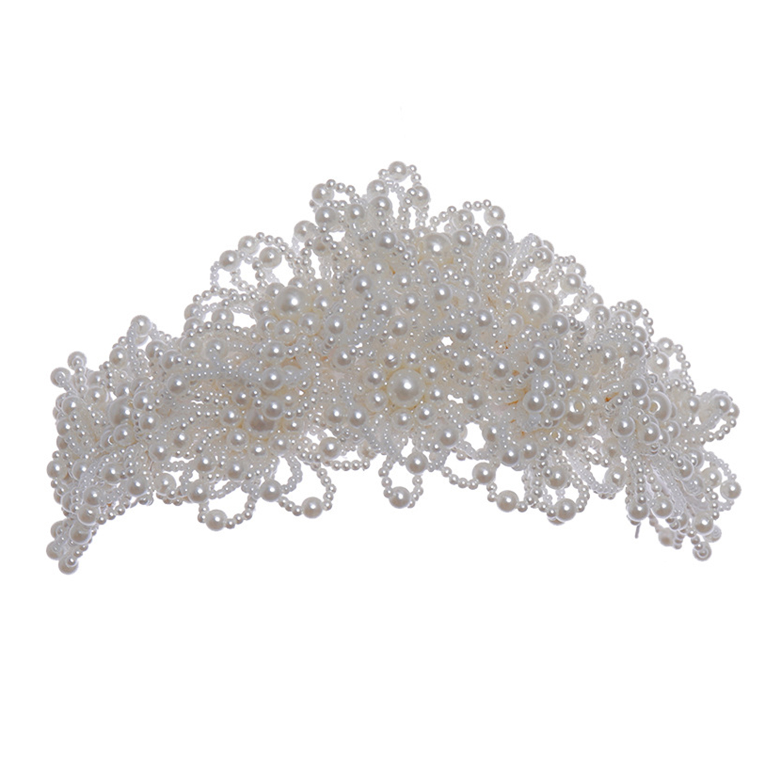 Pearl Crown Headpiece For Wedd - Women Accessories For Wedding บทวิจารณ์และราคา