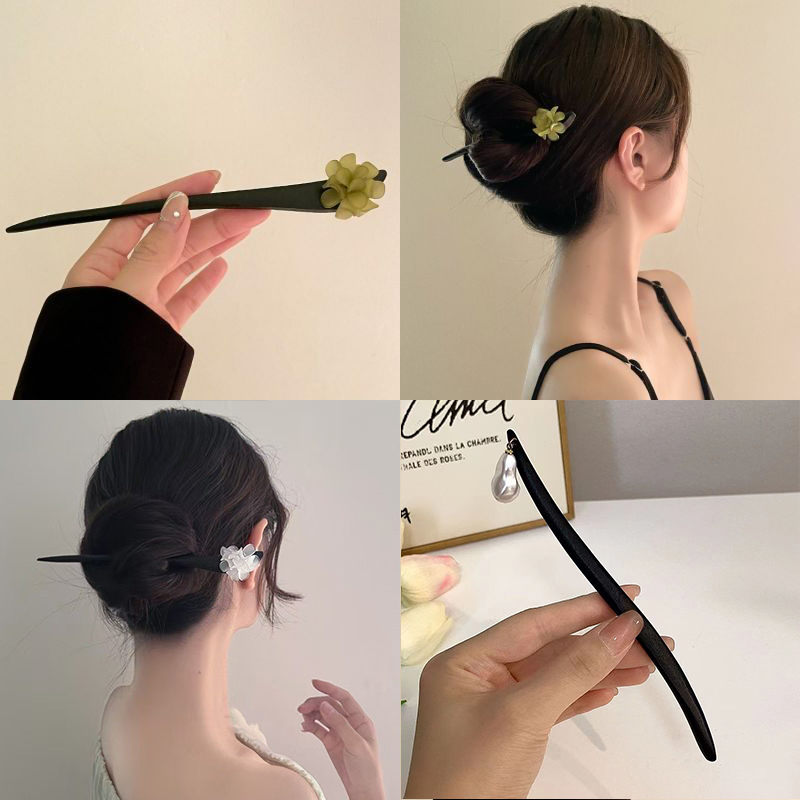 Vintage Chinese Style Wooden F - Women'S Formal Accessories บทวิจารณ์และราคา