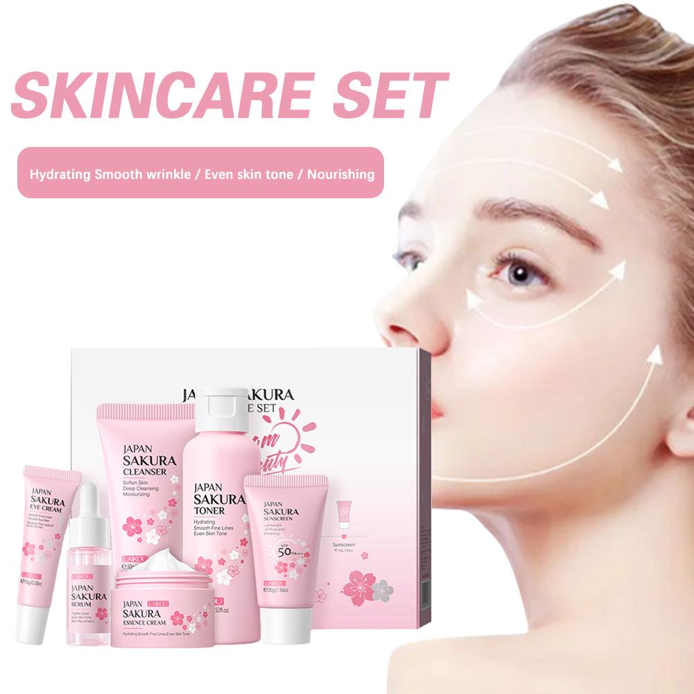Sakura Skin Care Sets Gift Set - Women Accessories Gift Box บทวิจารณ์และราคา