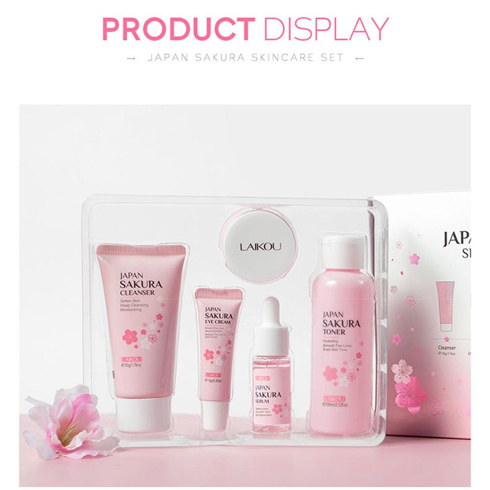 5/3pcs/Set Sakura Skin Care Se - Women Accessories Gift Box บทวิจารณ์และราคา