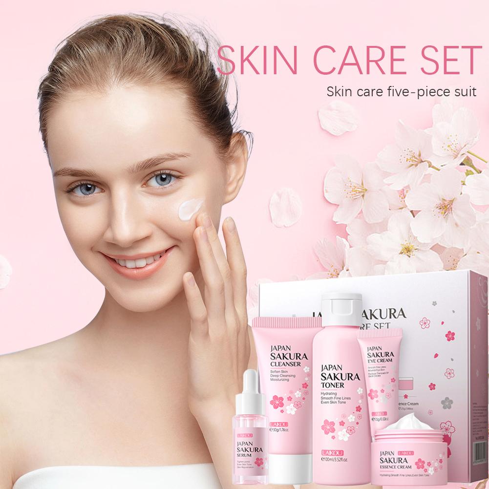 5/3pcs/Set Sakura Skin Care Se - Women Accessories Gift Box บทวิจารณ์และราคา