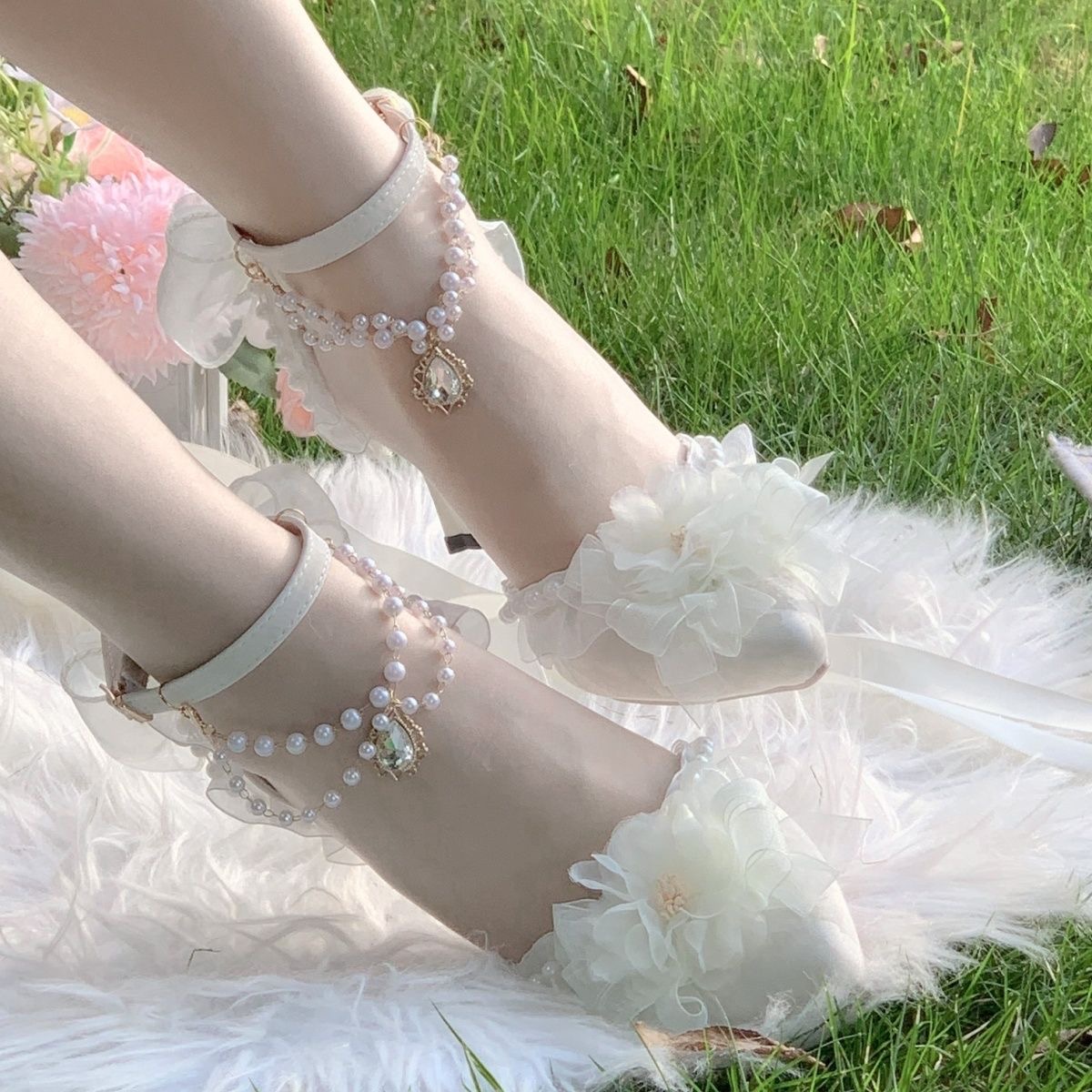 Women Heels Elegant Woman Heel - Women Accessories For Wedding บทวิจารณ์และราคา