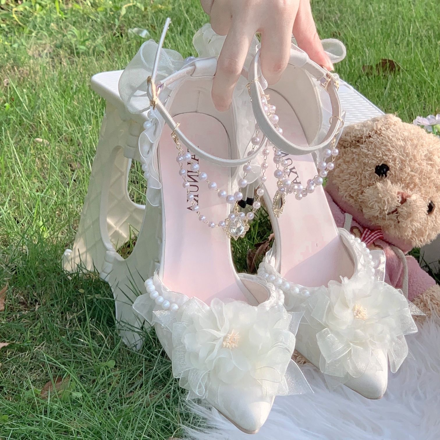 Women Heels Elegant Woman Heel - Women Accessories For Wedding บทวิจารณ์และราคา