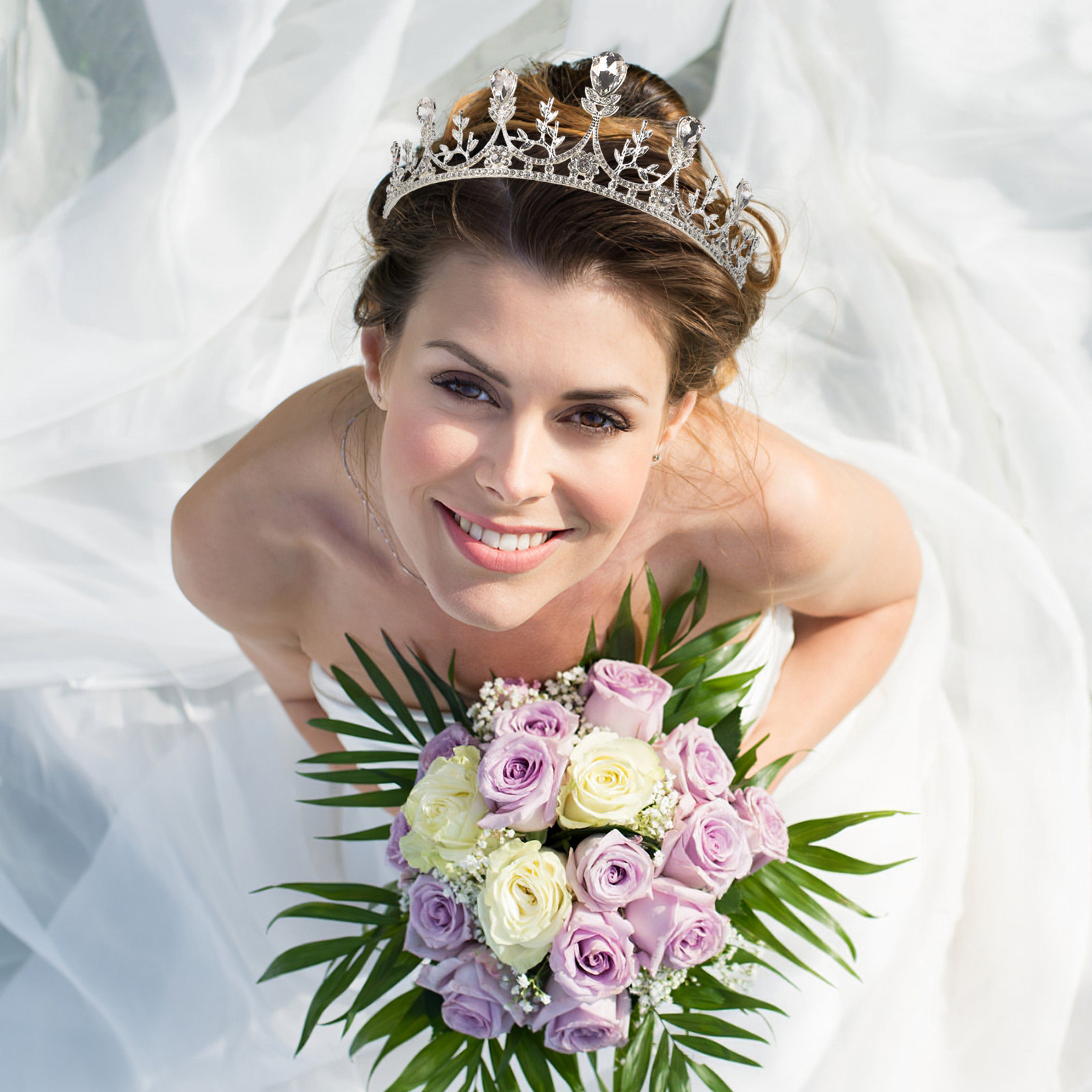 Sparkling Rhinestone Princess  - Women Accessories Bouquet บทวิจารณ์และราคา
