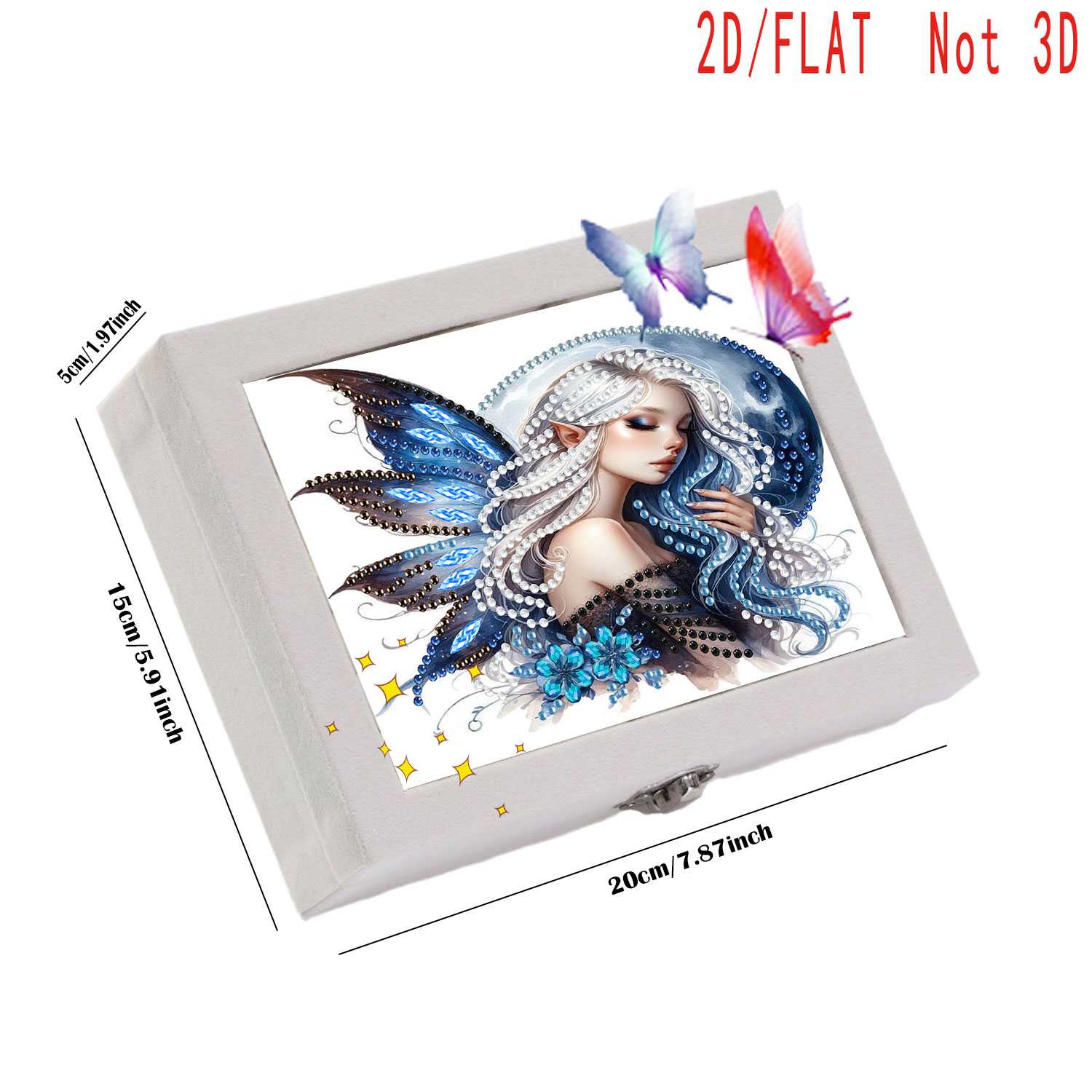 A new DIY colored diamond pain - Women Accessories Gift Box บทวิจารณ์และราคา