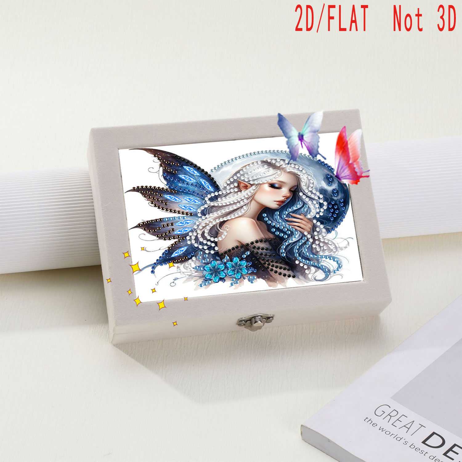 A new DIY colored diamond pain - Women Accessories Gift Box บทวิจารณ์และราคา