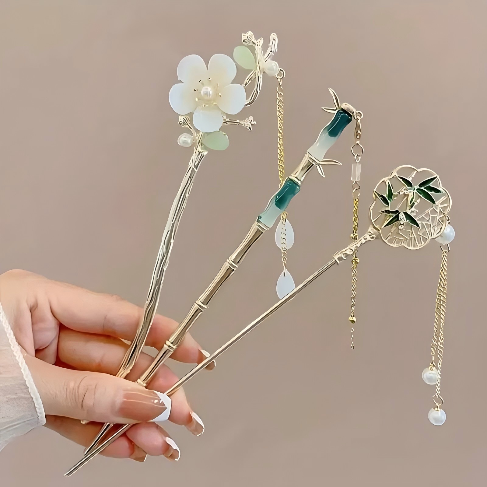 1/6pcs Elegant Chinese Style T - Women'S Formal Accessories บทวิจารณ์และราคา