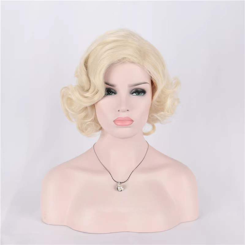 Synthetic Short Curly Hair Blo - Women'S Accessories In The 1950S บทวิจารณ์และราคา