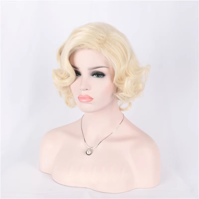 Synthetic Short Curly Hair Blo - Women'S Accessories In The 1950S บทวิจารณ์และราคา