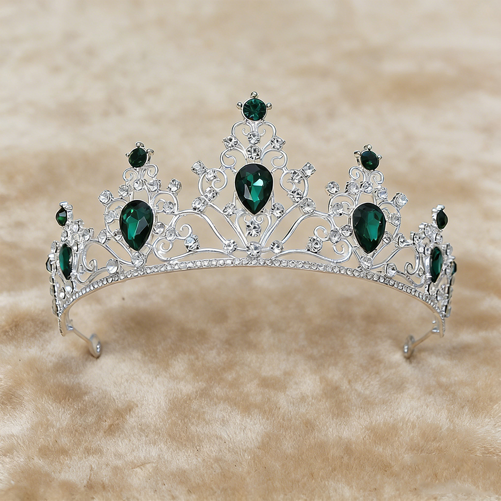 European Style Bridal Crown wi - Women Accessories For Wedding บทวิจารณ์และราคา