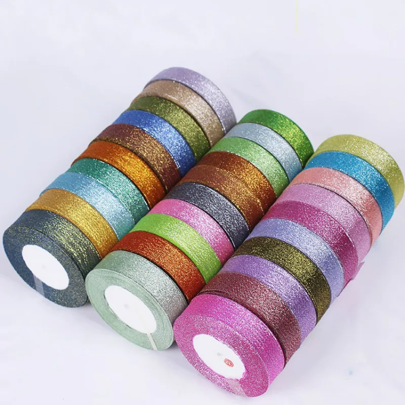 25yards 25MM Glitter Onion Rib - Women Accessories Gift Box บทวิจารณ์และราคา