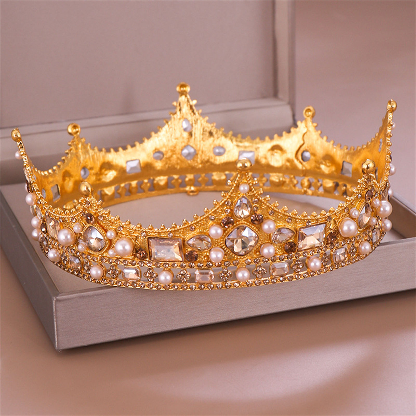 Alloy Crown Tiara Retro Bridal - Women Accessories For Wedding บทวิจารณ์และราคา