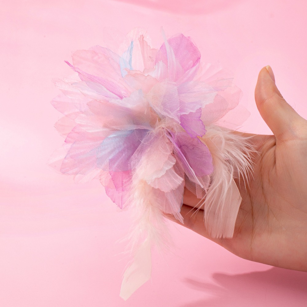 High End Elegant Feather Flowe - Women Accessories Bouquet บทวิจารณ์และราคา