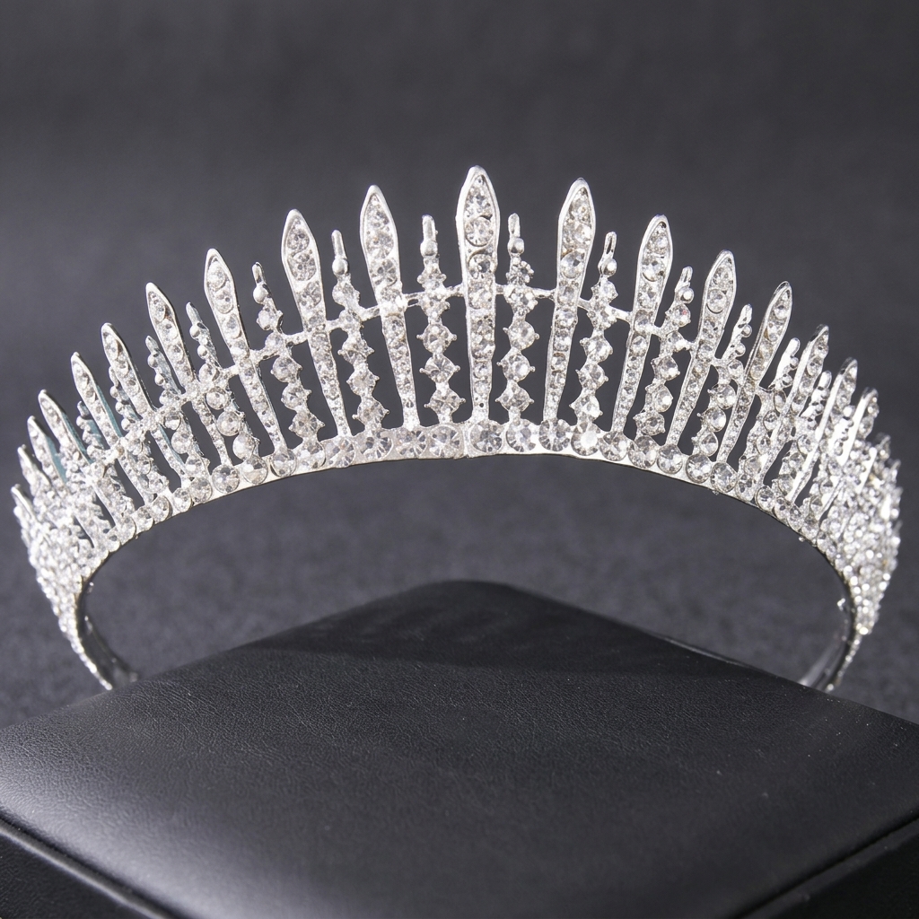 Bridal Crystal-Crown Headband  - Women Accessories For Wedding บทวิจารณ์และราคา